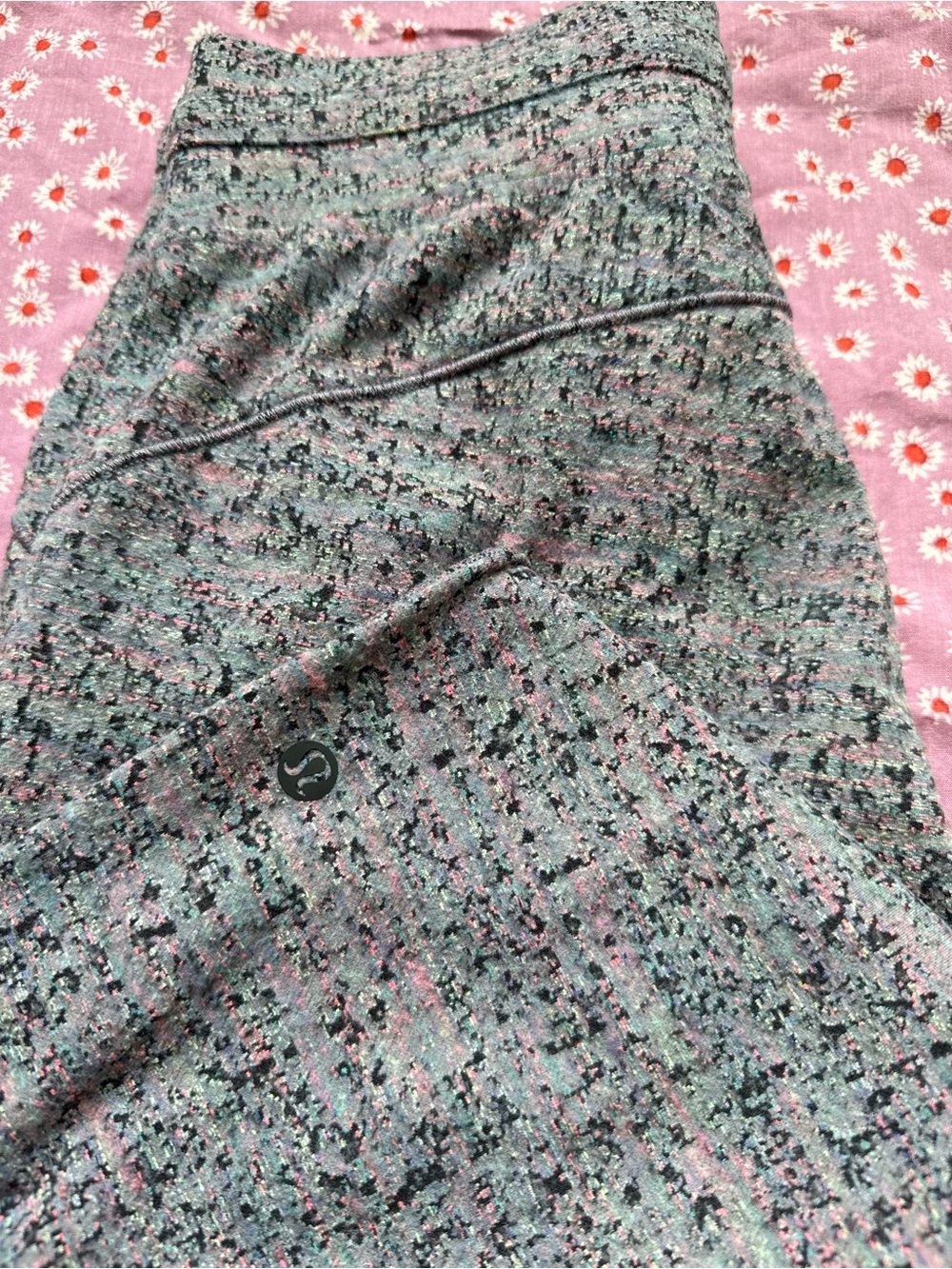 lululemon athletica Pink-Accent Heathered Tweed Pencil Skirt
